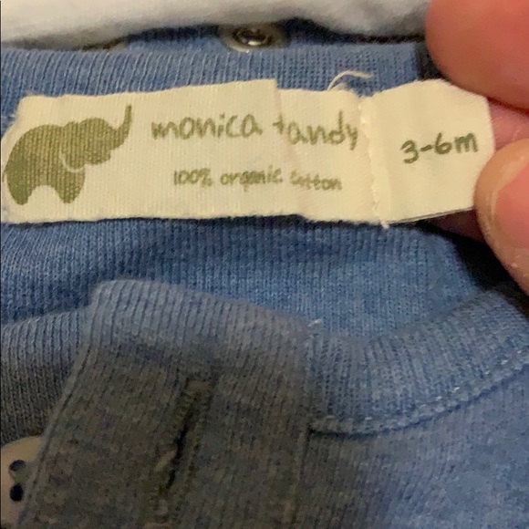 Monica+Andy Unisex Henley Onesie duo - Picture 2 of 3